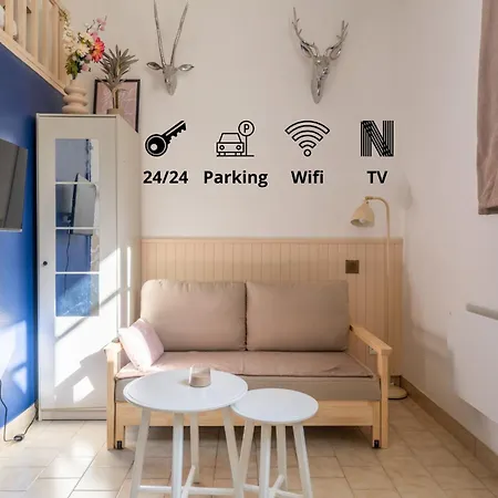 Chic Et Lumineux 4 Pers Avec Parking Prive Apartman
